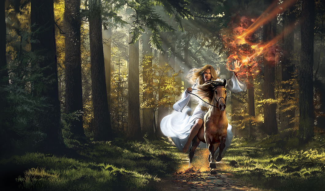 "Alassa's Tale" book cover illustration by Brad Fraunfelter.