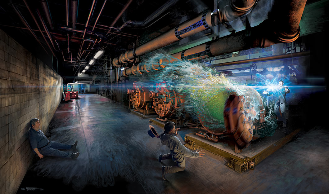 "Dirty, Commie Bastards" book cover illustration by Brad Fraunfelter.