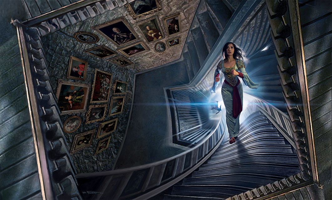 "Infinite Regress" book cover illustration by Brad Fraunfelter.