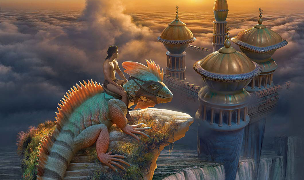 "The Lost City" book cover illustration by Brad Fraunfelter.