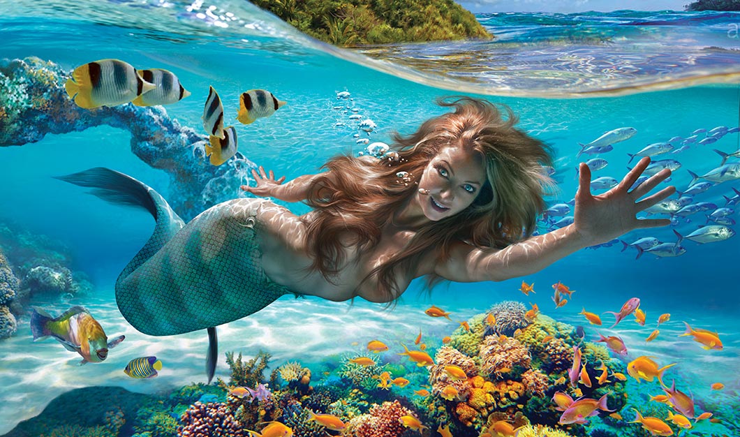 "Mermaid" illustration by Brad Fraunfelter.