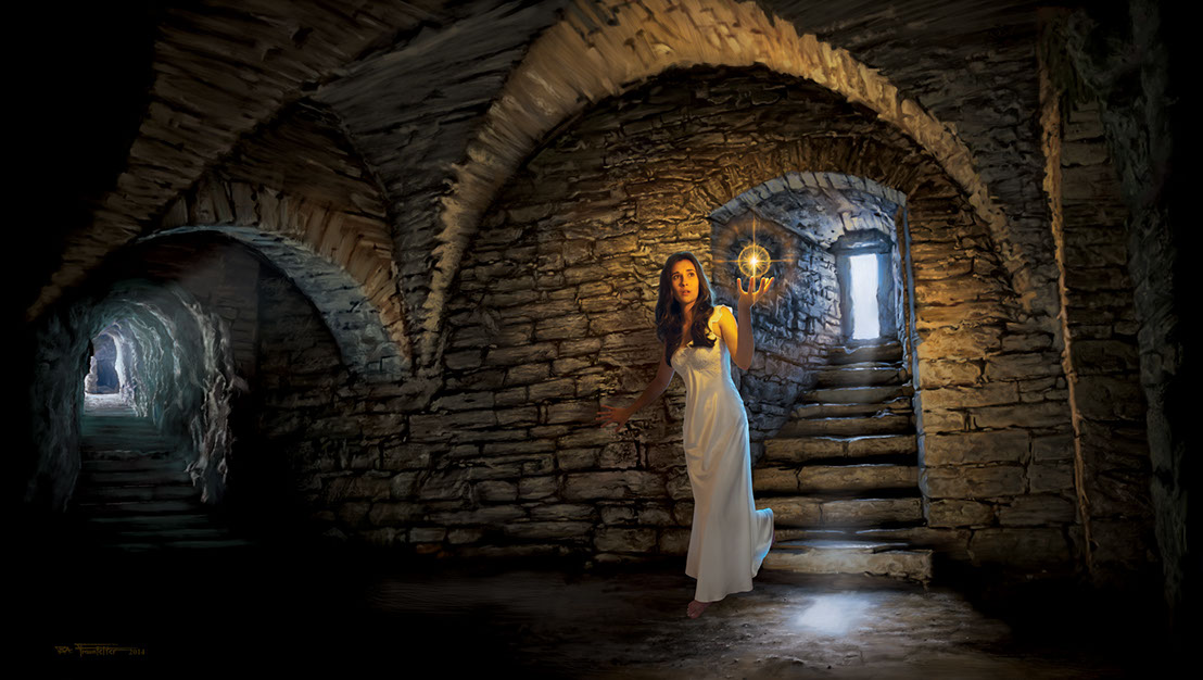 "Firefly" illustration by Brad Fraunfelter is a work in progress.