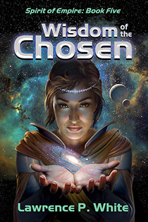 Book cover illustration by Brad Fraunfelter for Lawrence P. White's "Wisdom of the Chosen".
