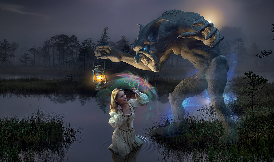 "The Family Secret" book cover illustration by Brad Fraunfelter.